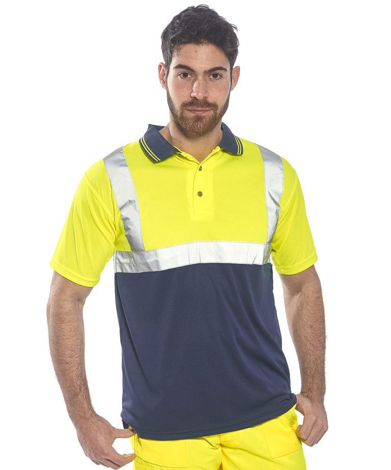 Portwest Two-Tone Hi-Vis Polo Shirt
