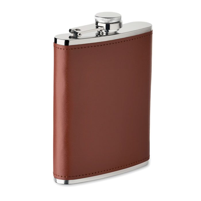 SLIMMY PU-Leather Hip Flask