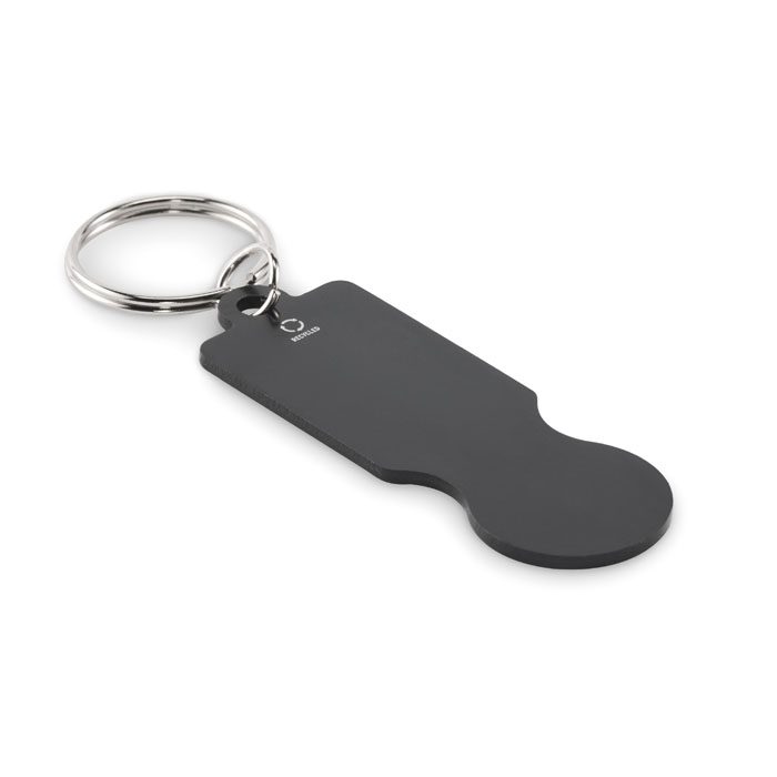 TOKLEY Recycled Aluminium Trolley Coin Keyring