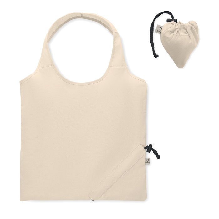 Carrie Recycled Cotton Foldable Shopping Bag