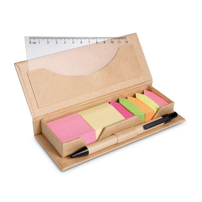 STIBOX Recycled Sticky Note Dispenser Set