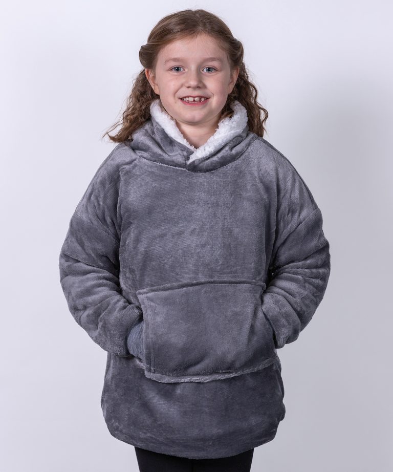 Ribbon Oversized Sherpa Hoodie