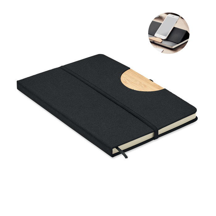 BLAMA RPET Notebook with Phone Stand