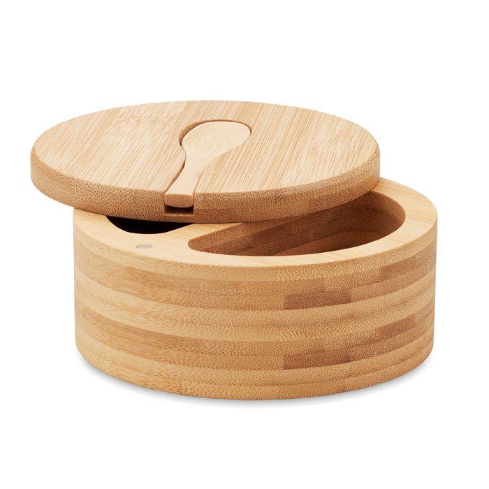 S&P Bamboo Salt and Pepper Box