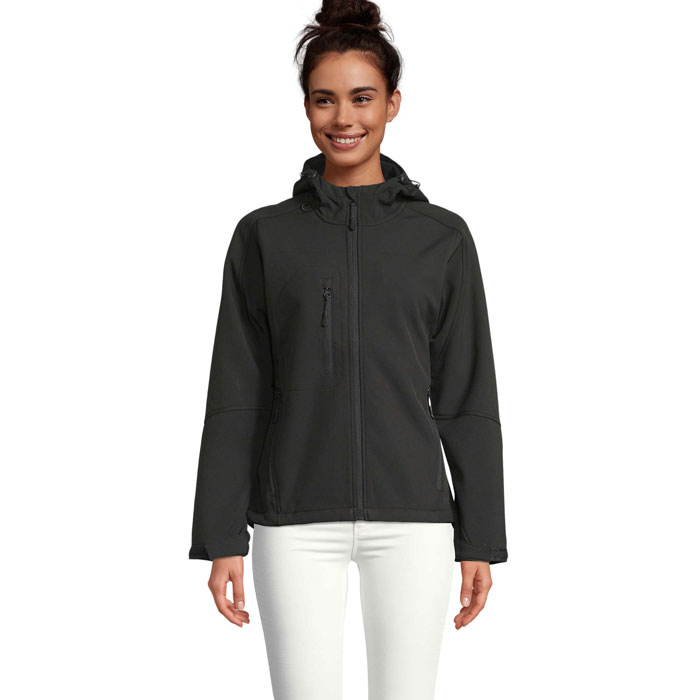 Replay Women's Hooded Softshell Jacket