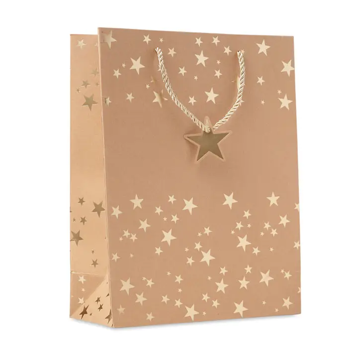 SPARKLE Seasonal Kraft Gift Bag
