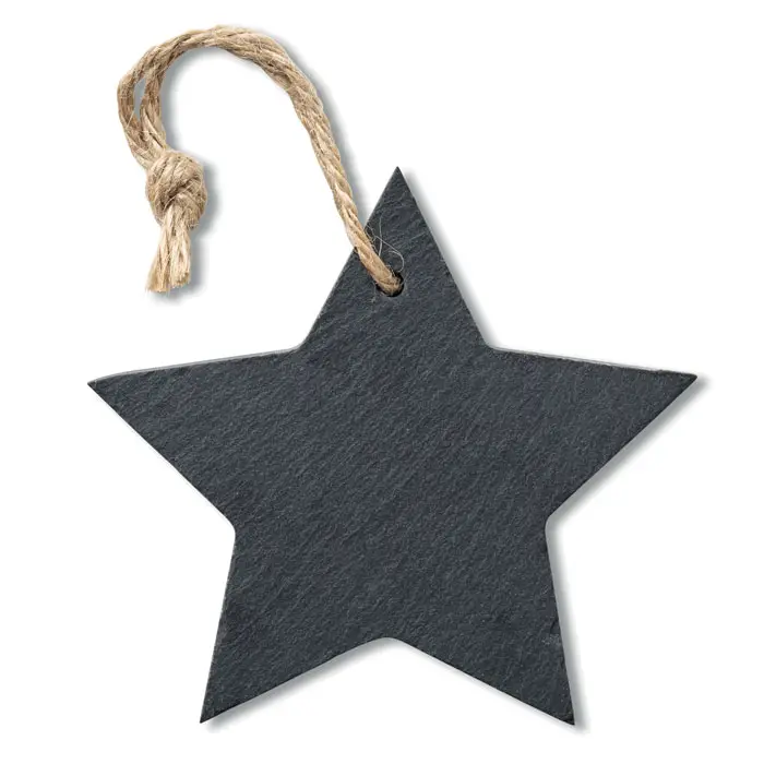 Slatestar Slate Hanging Star Decoration