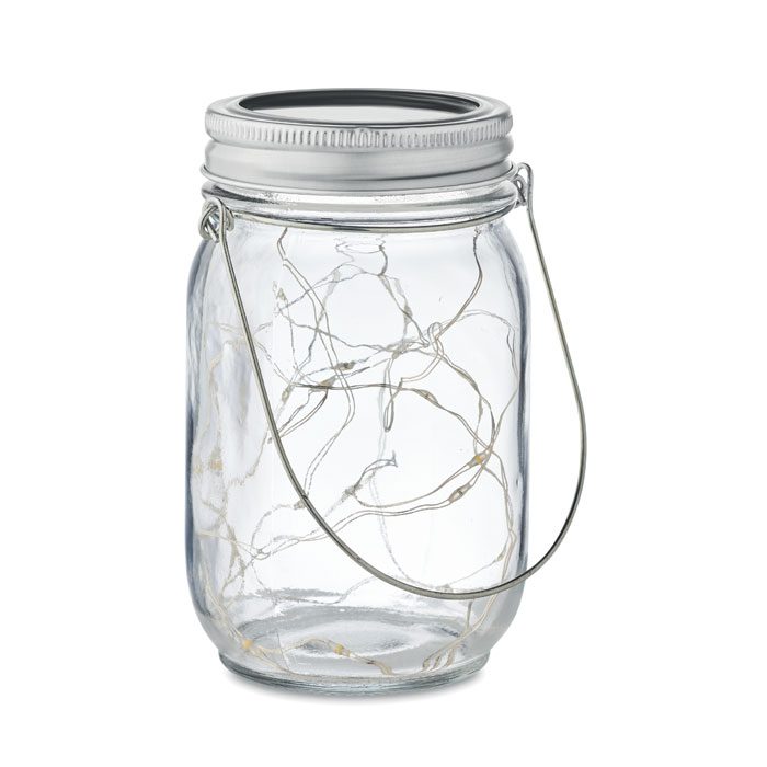 Solar Mason Jar Fairy Light Lamp