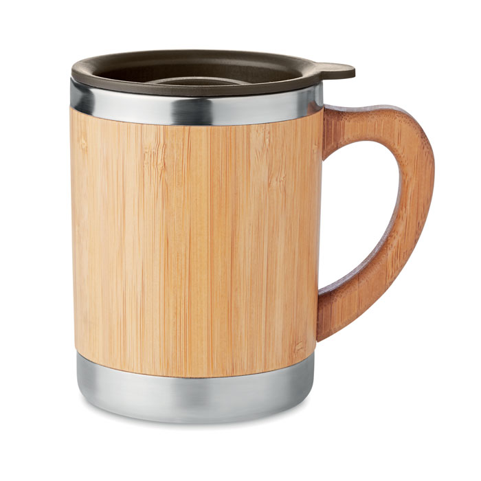 MOKKA Stainless Steel Bamboo Travel Mug