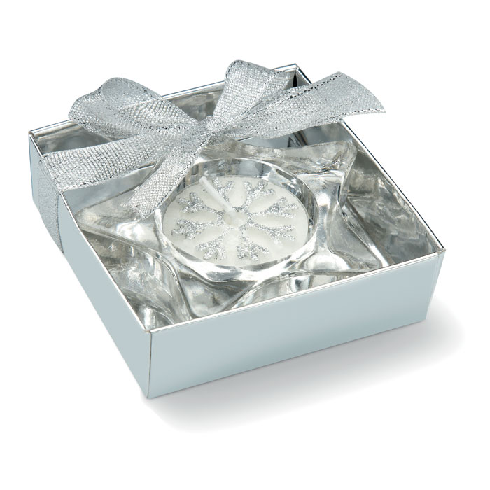 STARIO Star Glass Tea Light Candle Holder
