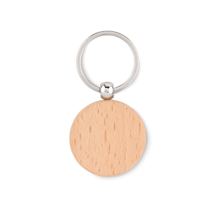 TOTY Round Wooden Key Ring