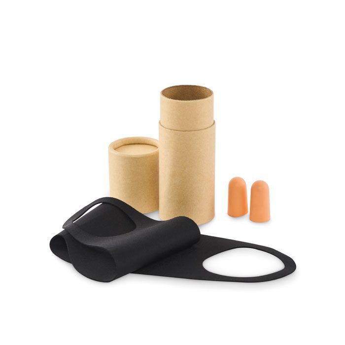 Maskset Travel Eye Mask & Earplugs Set
