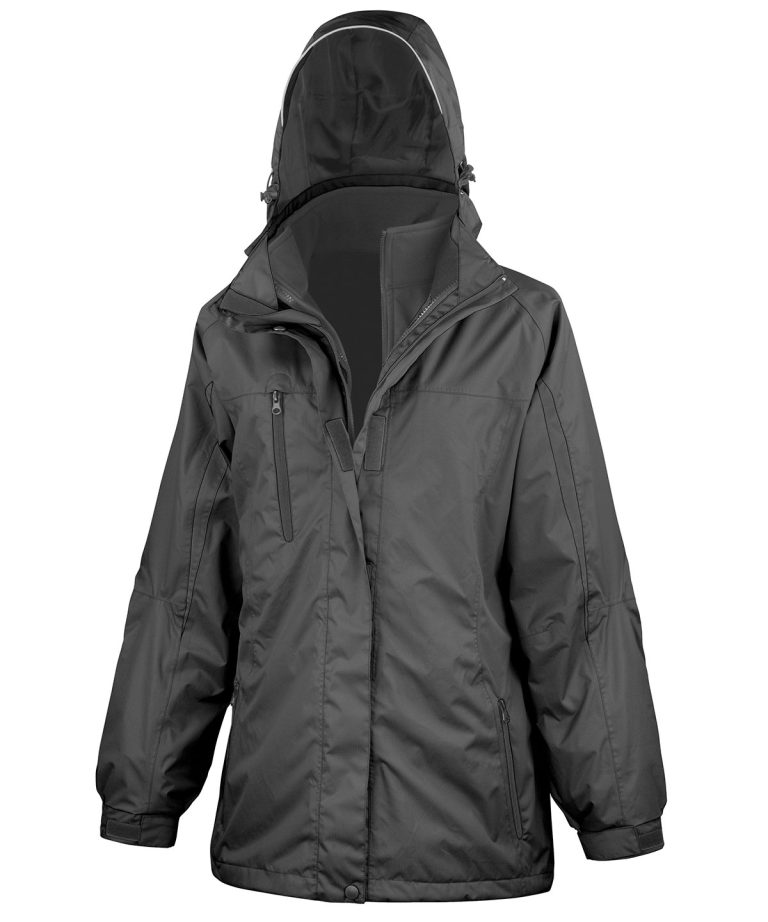 Women's 3-in-1 journey jacket with softshell inner