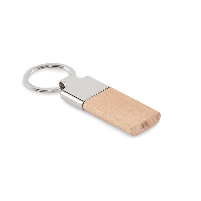 LLAVING Wood & Metal Keyring