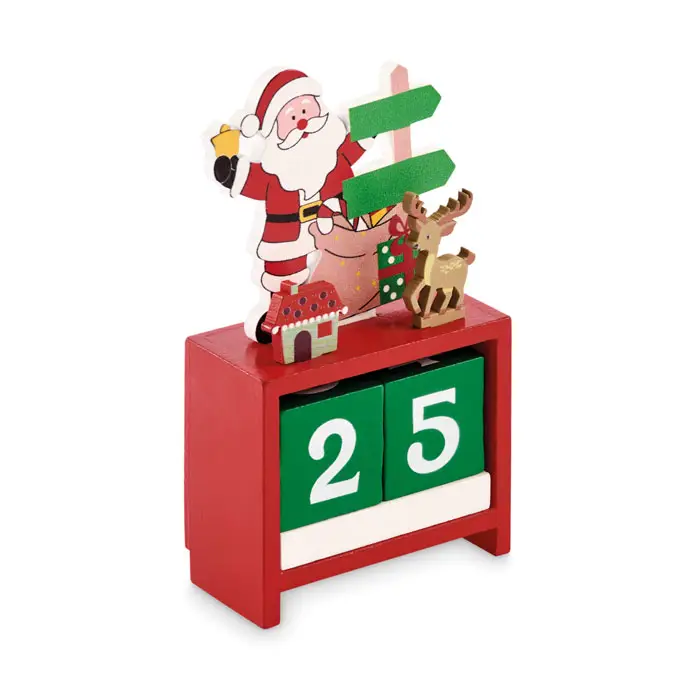 LASKENTA Wooden Christmas Countdown Calendar