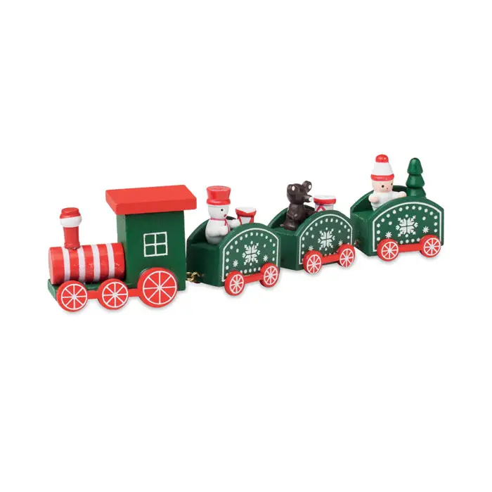 JUNA Wooden Christmas Train Decoration