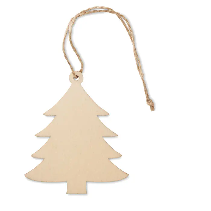 ARBY Wooden Christmas Tree Decoration