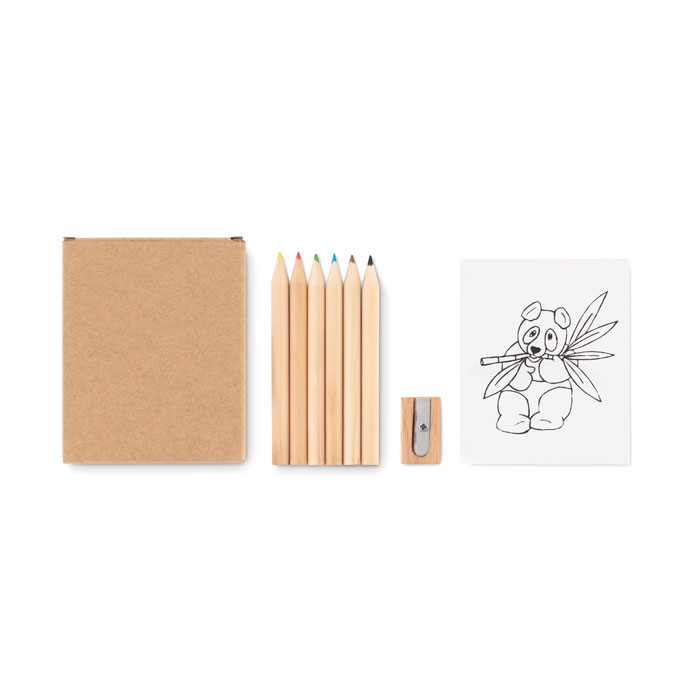 Little Vangogh Wooden Colouring Set