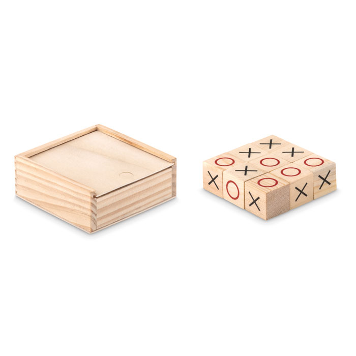 TIC TAC TOE Wooden Game Set