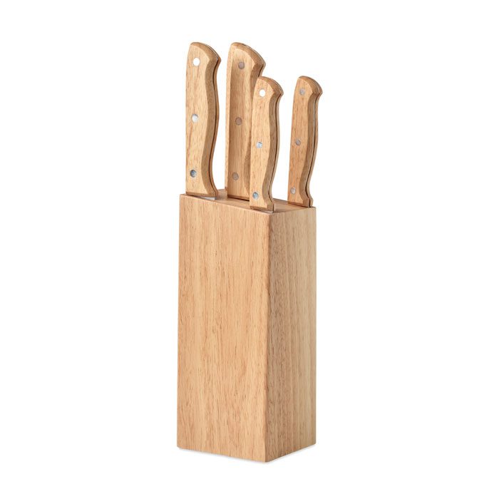 GOURMET Wooden Knife Set