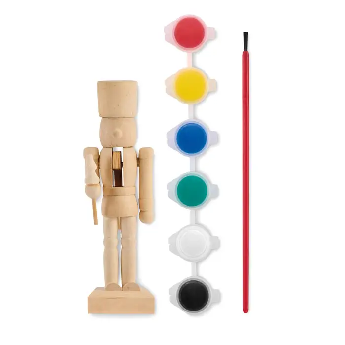 PAYNT Wooden Nutcracker Painting Set