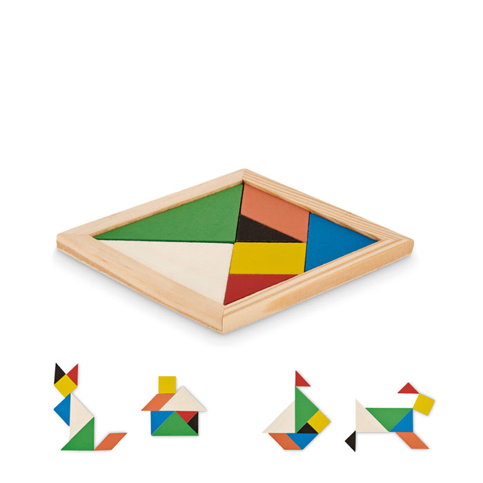 TANGRAM Wooden Puzzle Game