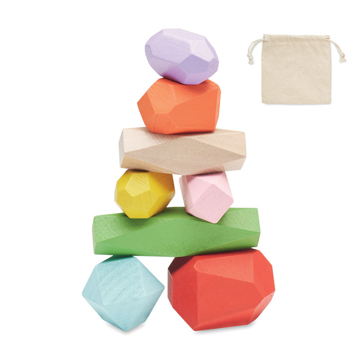 DOLMEN Wooden Stacking Rocks