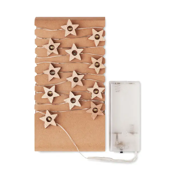 Milky Way Wooden Star LED Light String