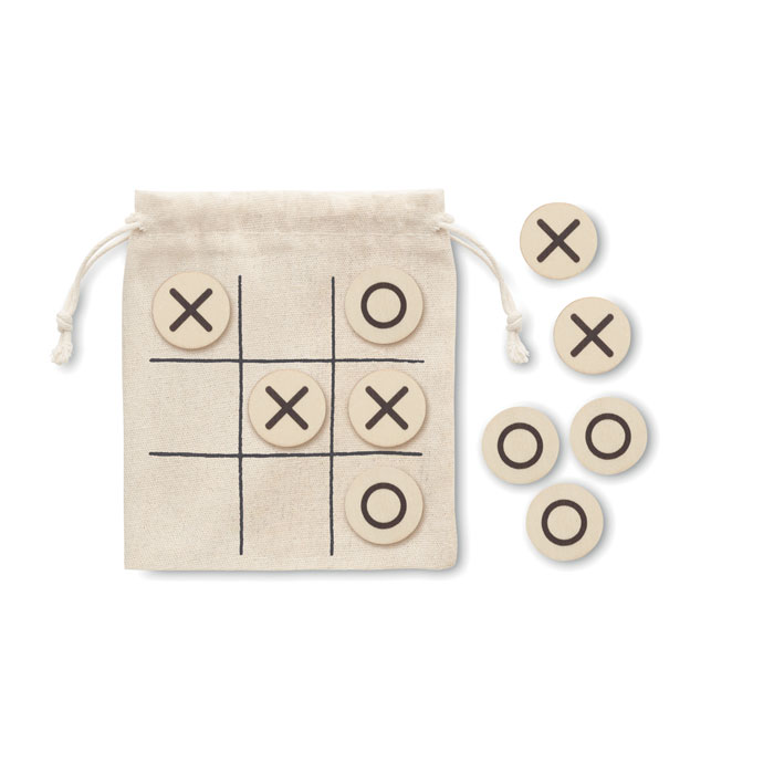 TOPOS Wooden Tic Tac Toe Game