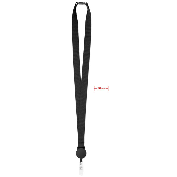 Zip Retractable Badge Holder Lanyard