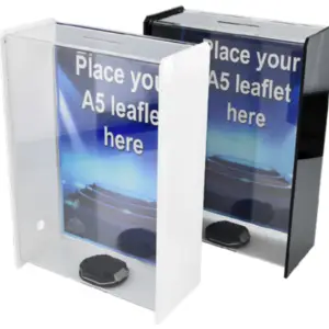 SDF10 Leaflet Display Donation Box