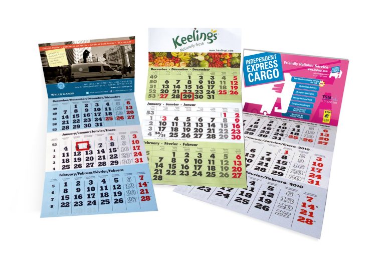 Branded Shipping Calendars 2027 (3 & 4 Month)