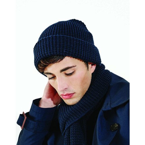 Beechfield Classic Waffle Knit Scarf
