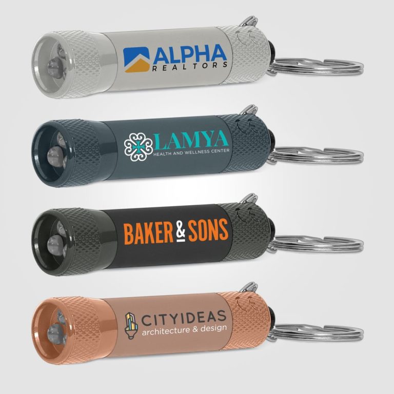 Chroma Softy Monochrome Metallic 3 LED Torch Keychain
