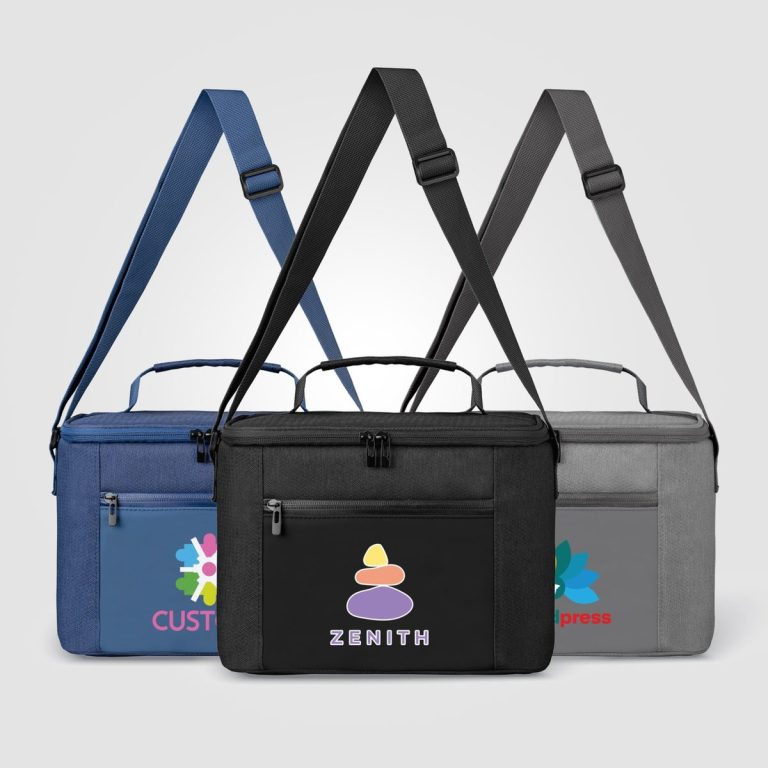 City Pack rPET Zippered Insulated Cooler Bag 10L