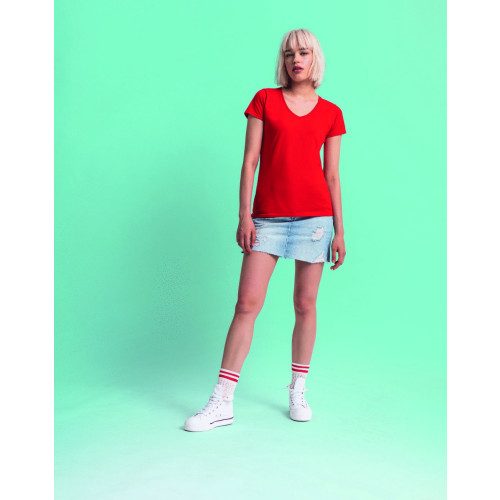Fruit of the Loom Ladies´ Iconic 150 V Neck Tee