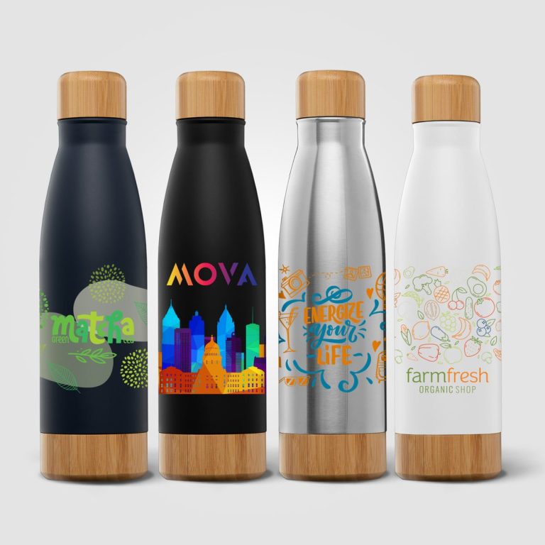 Ibiza Bamboo 650 ml Double-Wall Stainless Bottle