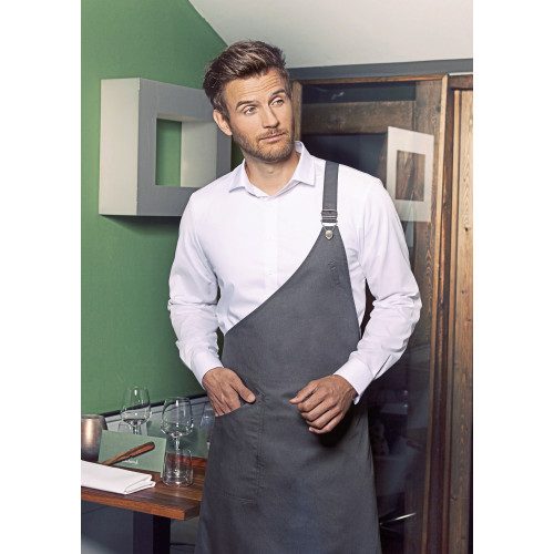 Karlowsky Asymmetrical Bib Apron Classic With Pocket