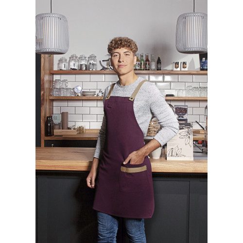 Karlowsky Bib Apron Urban-Look With Cross Straps And Pocket