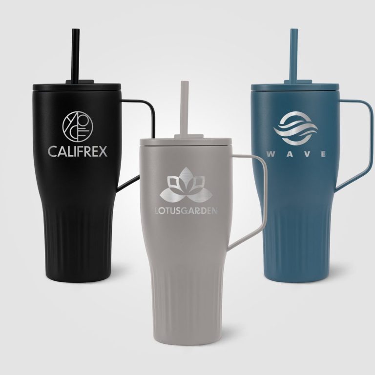 Majesty Recycled Stainless Steel Straw Tumbler 890 ml