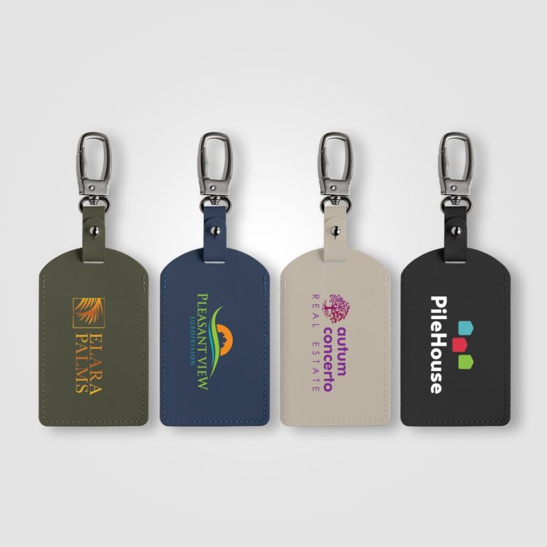 Malmö Recycled Metal Carabiner Luggage Tag 6.5 x 17.5 cm