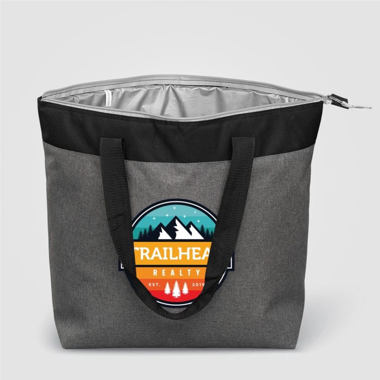 Metropolis™️ Polyester Zippered 44-can Cooler Tote Bag 20L