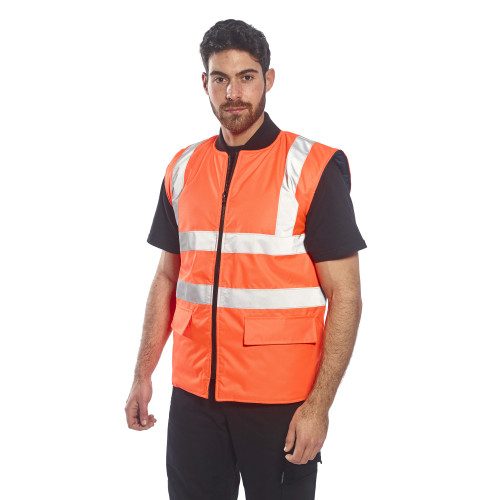 Portwest Hi-Vis Reversible Bodywarmer