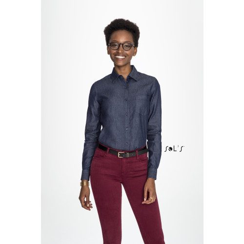SOL'S Barry Women's Denim Shirt 5 oz
