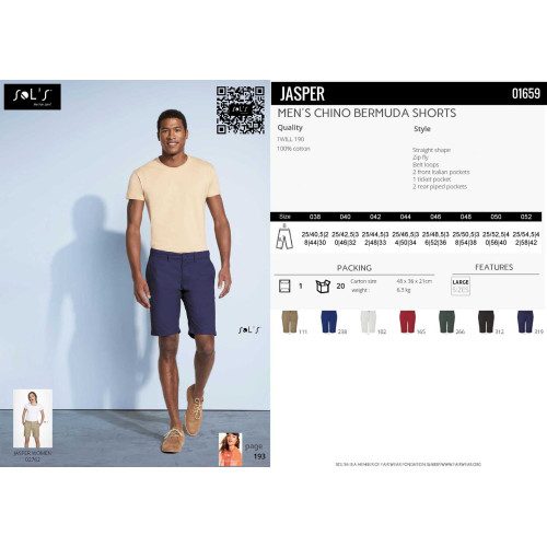 SOL'S Jasper Men's Bermuda Shorts 01659