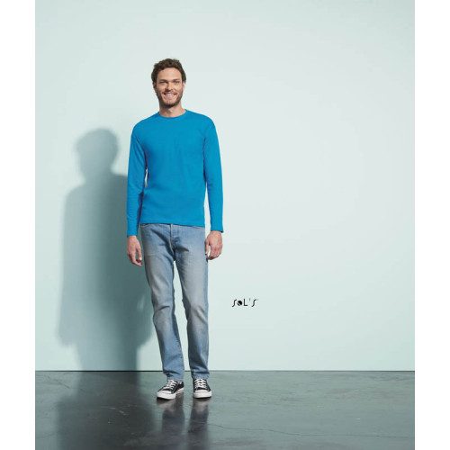 SOL'S Monarch 11420 Men's Round Collar Long Sleeve T-shirt