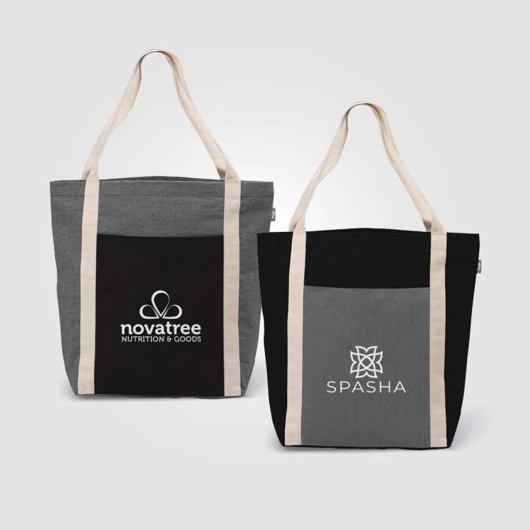 Spun Recycled Cotton Blend Tote Bag