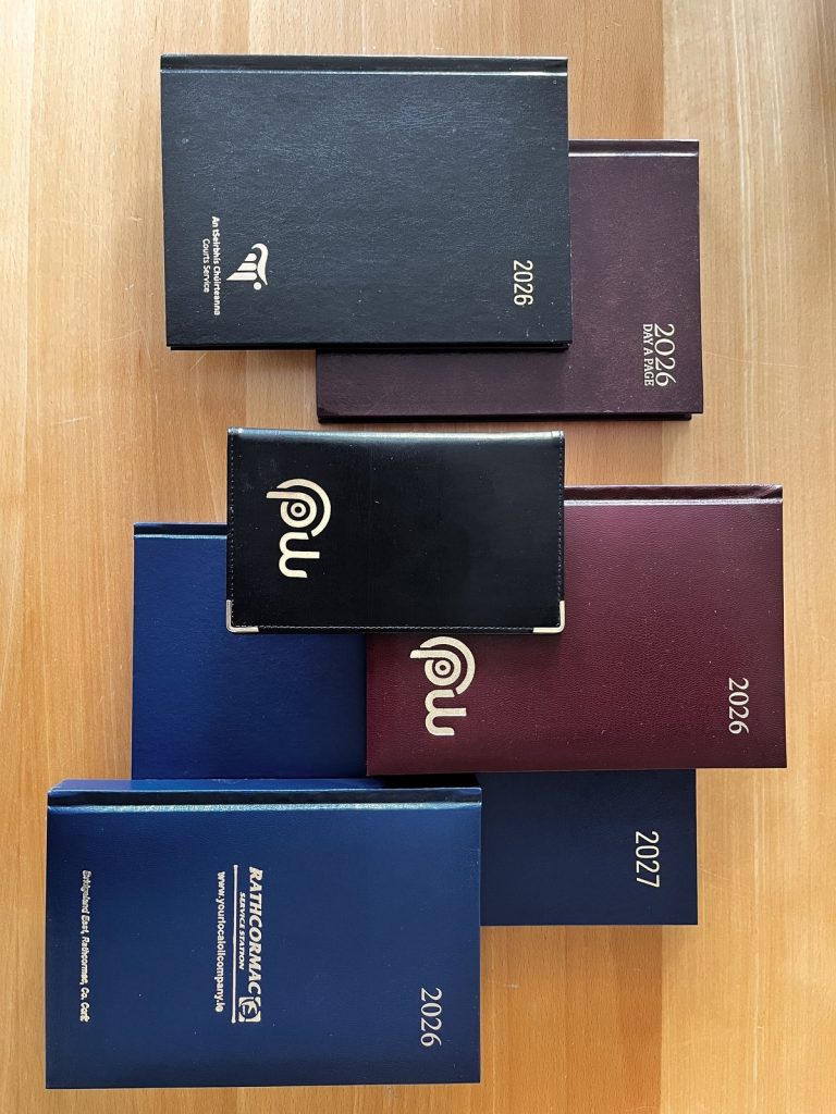Branded A5 & A4 Desk Diaries 2027