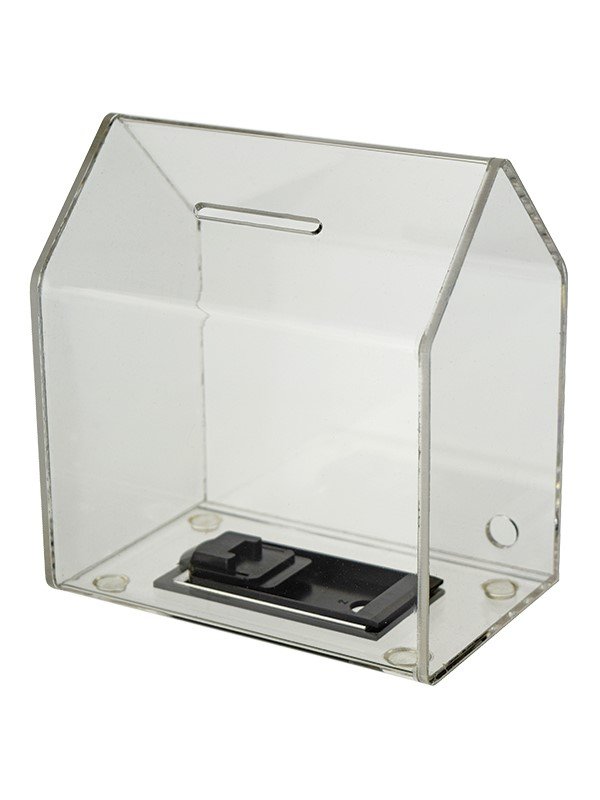 The Clear House Collection Box