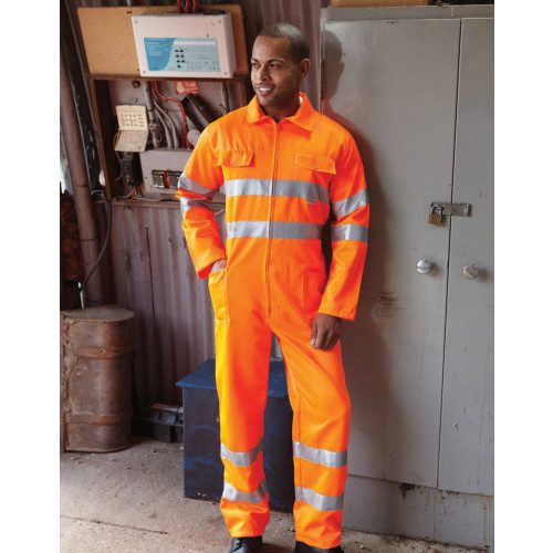 Yoko Hi-vis Polycotton Coveralls